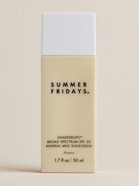 Summer Fridays ShadeDrops® Broad Spectrum SPF 30 Mineral Milk Sunscreen